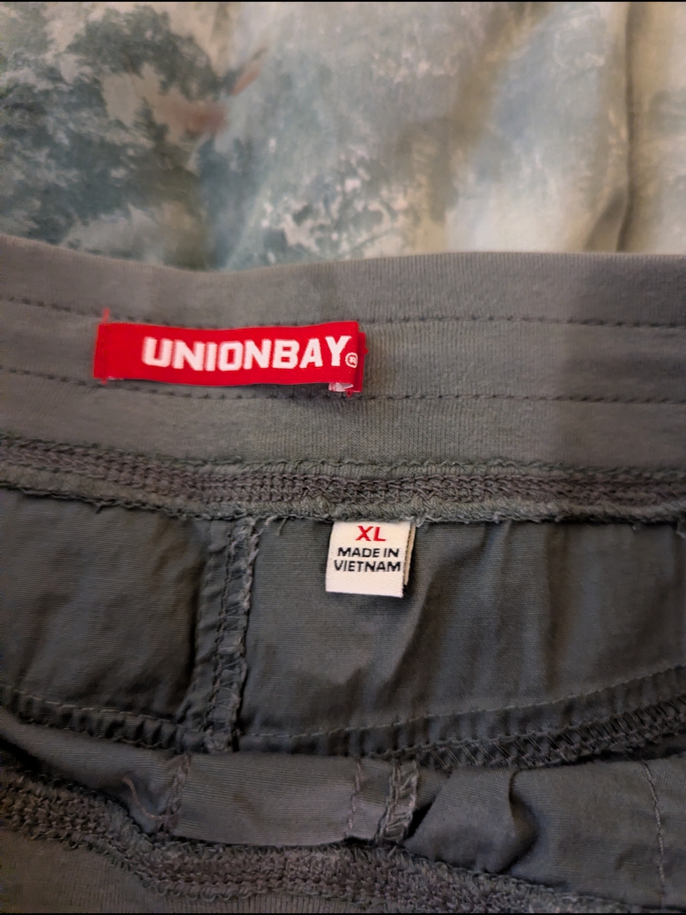 UNIONBAY Women's Gray Drawstring Bermuda Shorts - Picture 2 of 5